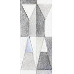 Khyal Study 7, pencil and ink on paper, 20 x 4 cm